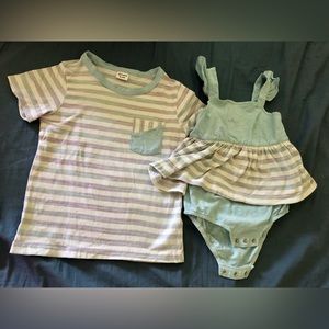 Boy/Girl matching sibling outfits